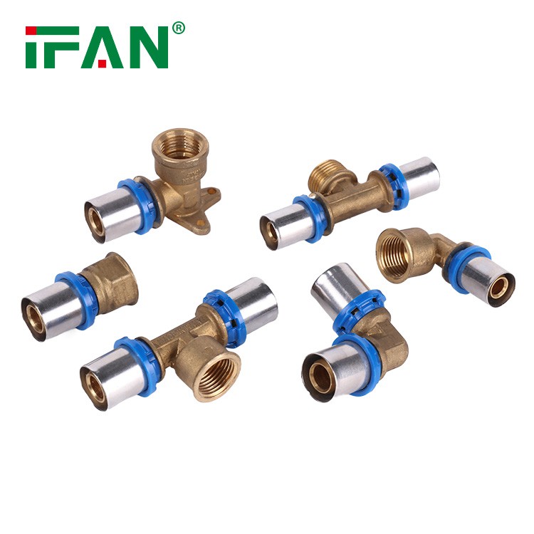 Blue color Pex Press Fitting 42 Blue color Pex Press Fitting 42